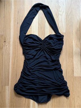 slim fit dress slacks NK HALTER FLARED MINI DRESS  Baby  Norma Kamali